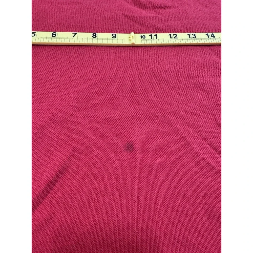 Southpole Mens XL Red Short Sleeve Pique Cotton Polo Shirt Y2K Streetwear XL Red